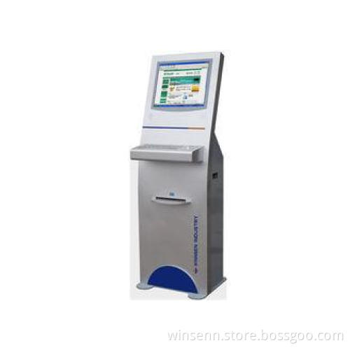 Metal Keyboard Outdoor Touch Screen Information Kiosk for T